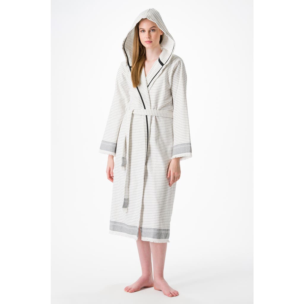 Olive And Linen Olive & Linen Bliss Turkish Towel Set With Robe In White