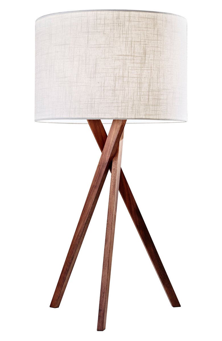 ADESSO LIGHTING Brooklyn Table Lamp, Main, color, Walnut
