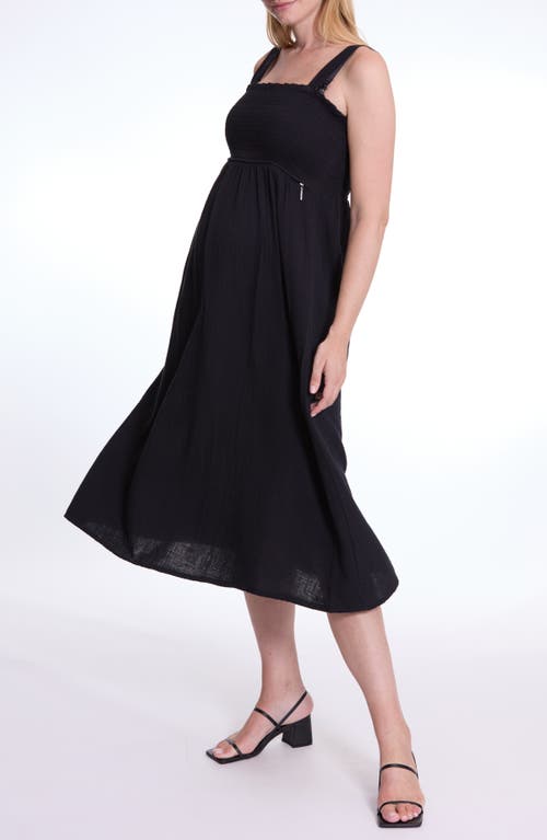 Cache Coeur Lola Maternity And Nursing Dress In Animal Print