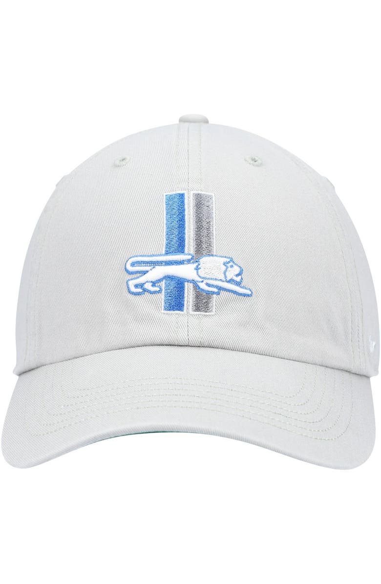 '47 Men's '47 Gray Detroit Lions Legacy Franchise Fitted Hat, Alternate, color, 