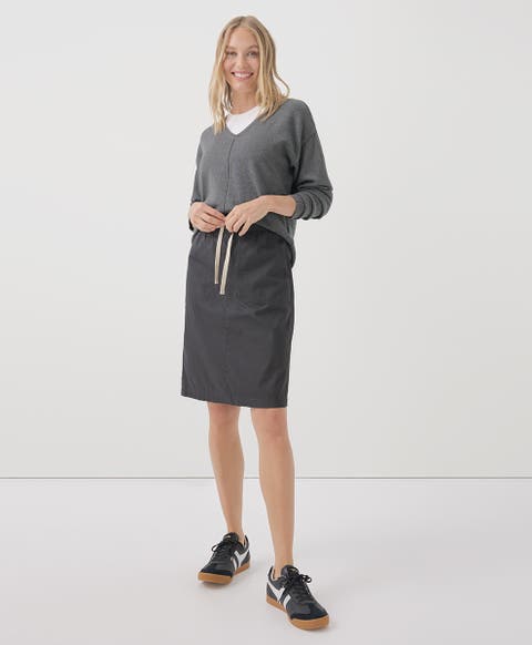 Organic Cotton Daily Twill Skirt