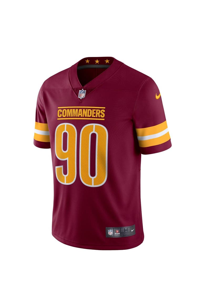 Men's Nike Montez Sweat Burgundy Washington Commanders Vapor Limited Jersey, Alternate, color, Burgundy