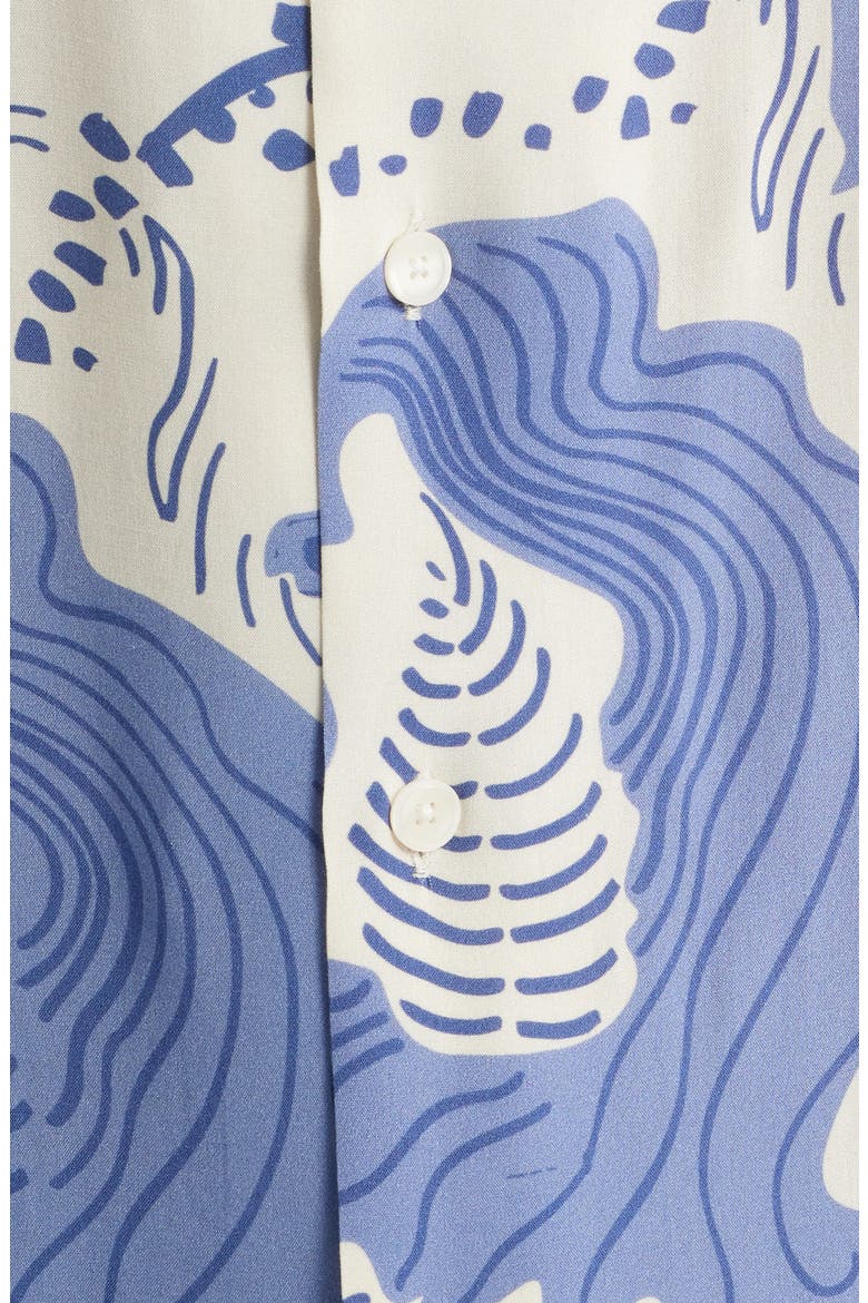 Mystea Rocco Camp Shirt, Alternate, color, BLUE