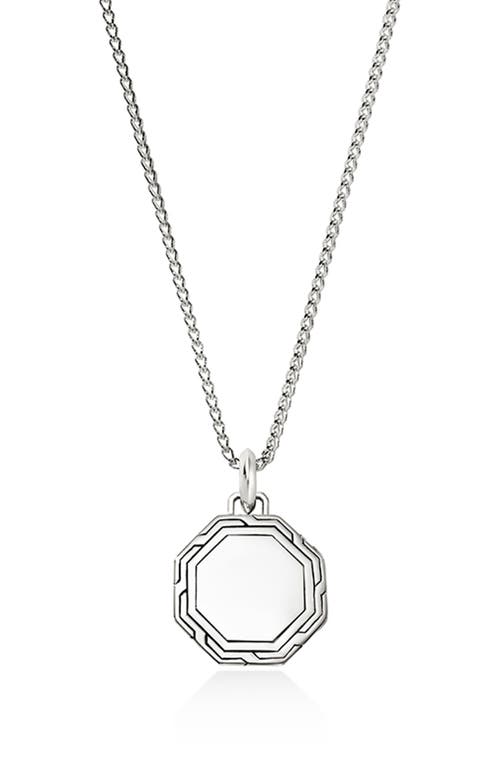 JOHN HARDY OCTAGON PENDANT NECKLACE