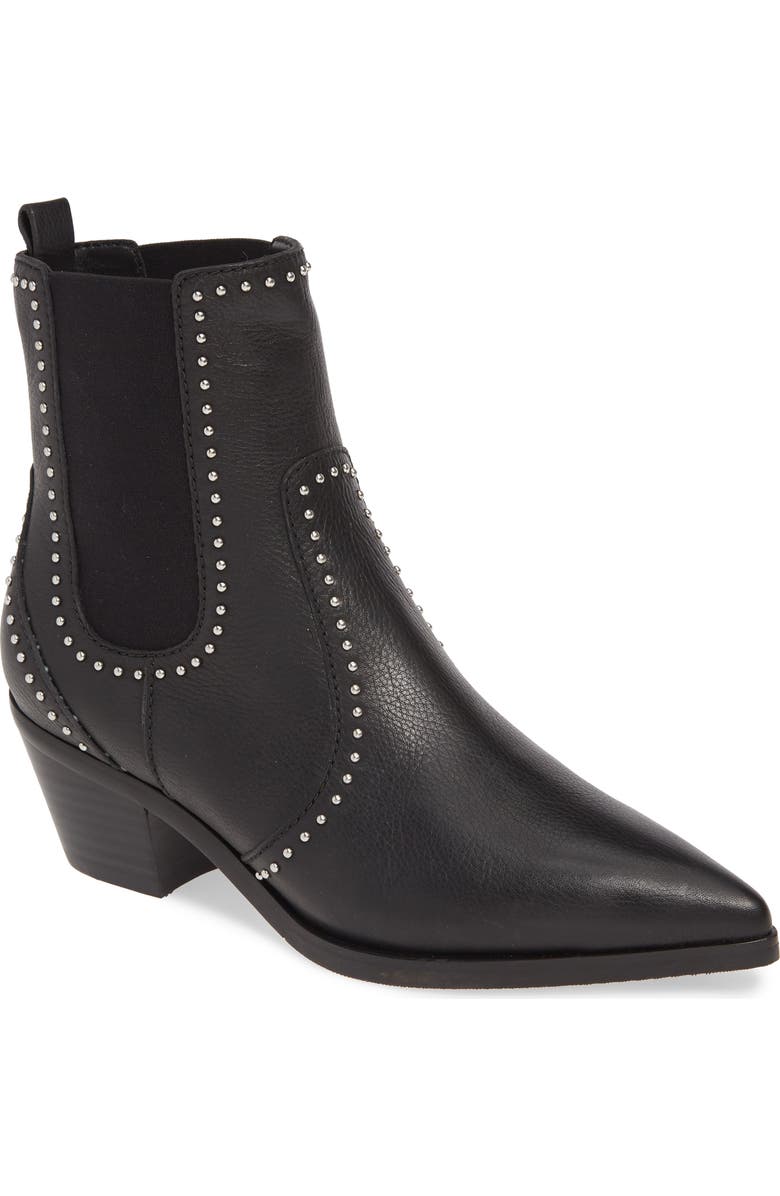 PAIGE Willa Studded Chelsea Boot, Main, color,