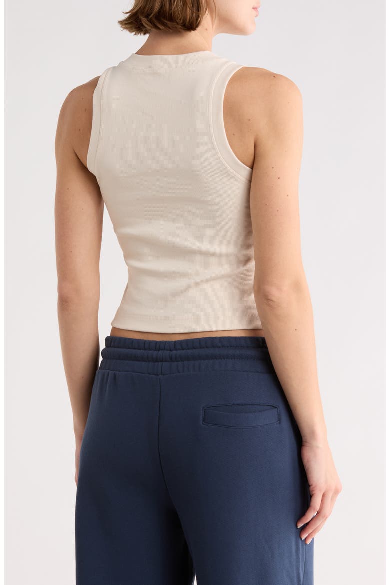 Row Cotton Blend Ribbed Tank, Alternate, color, WHITECAP GREY