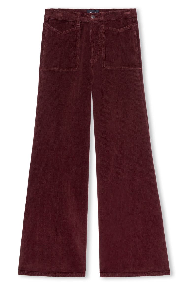 Olivos Corduroy Flare Pants, Alternate, color, HICKORY