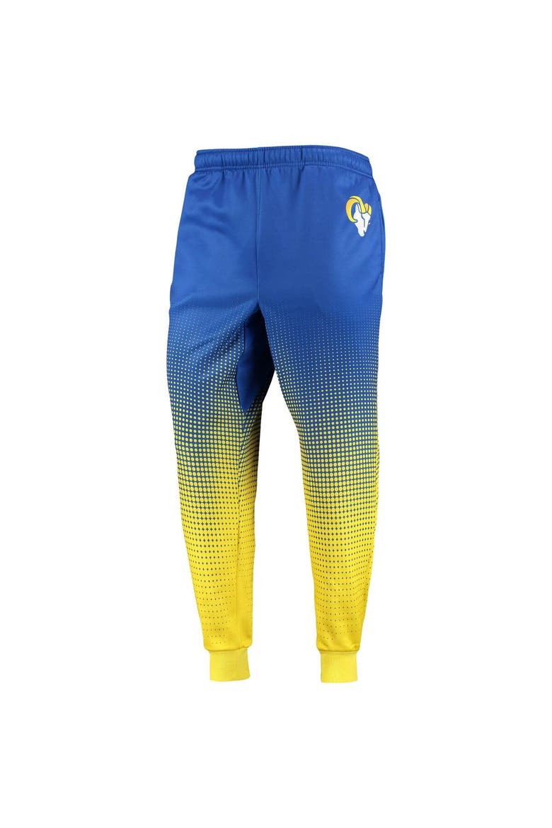 Men's FOCO Royal Los Angeles Rams Gradient Jogger Pants, Alternate, color, Royal
