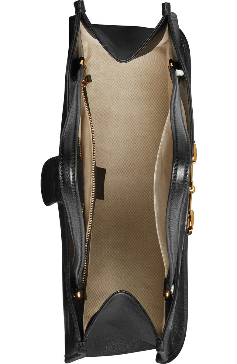 Gucci 1955 Horsebit Leather Tote, Alternate, color,