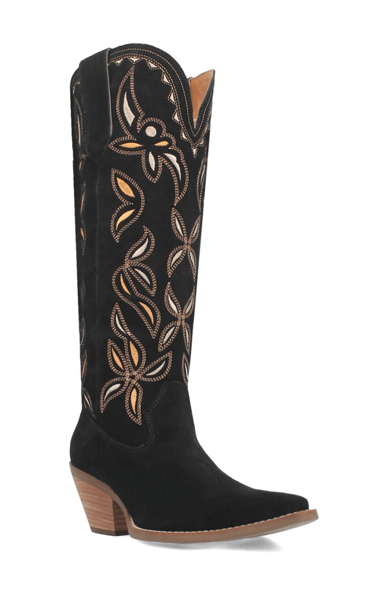 Dingo Bandelera Knee High Western Boot, Main, color, 