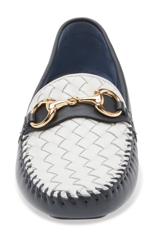 Robert Zur Perlata Loafer In Navy/white