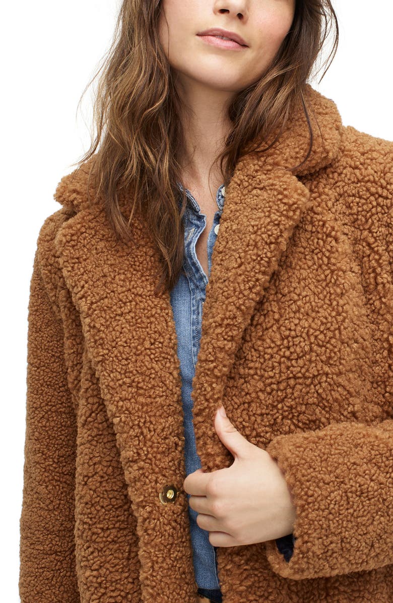 J.Crew Teddy Topcoat, Alternate, color,
