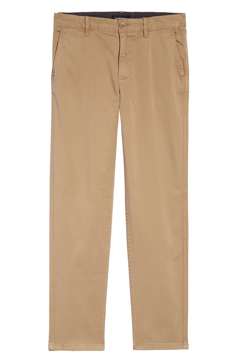 Kids' Slim Straight Leg Chinos, Main, color, TAN STOCK