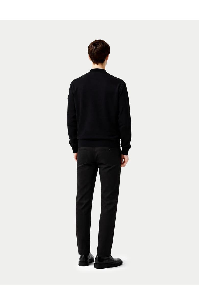 GOBI Mongolian Cashmere Cashmere Bomber, Alternate, color, Black
