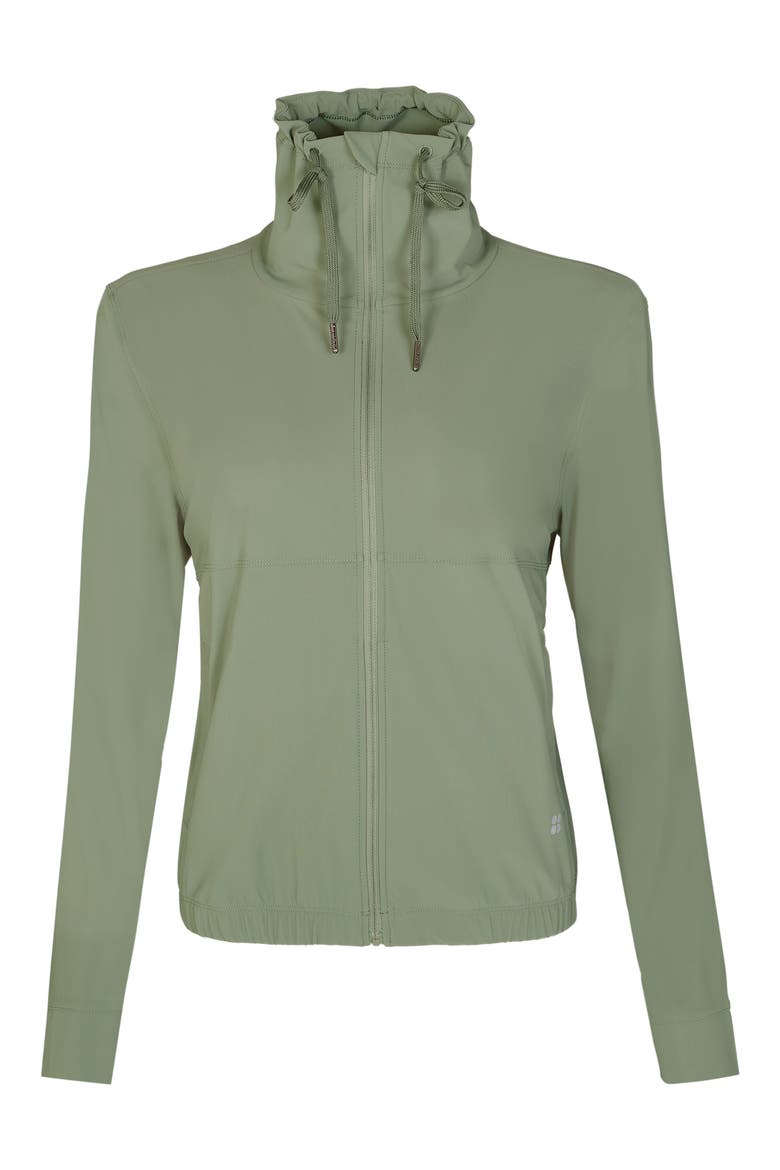Explorer Zip Jacket, Alternate, color, HEATH GREEN