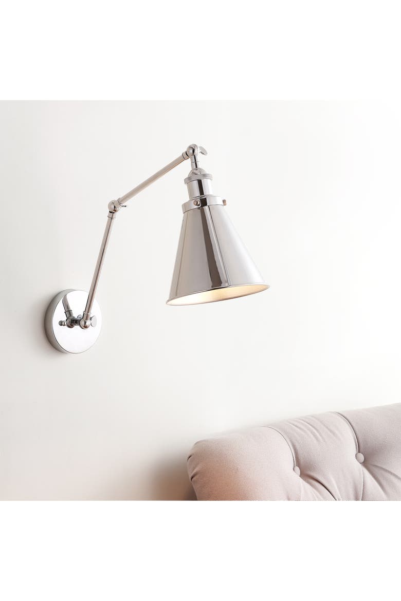 Rover Adjustable Arm Metal LED Wall Sconce, Alternate, color, Chrome