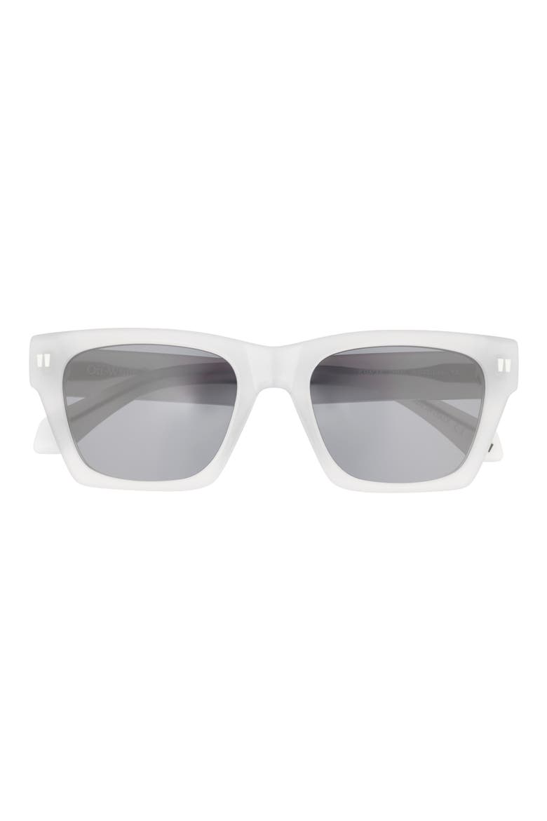 53mm Valdez Square Sunglasses, Main, color, GREY DARK GREY