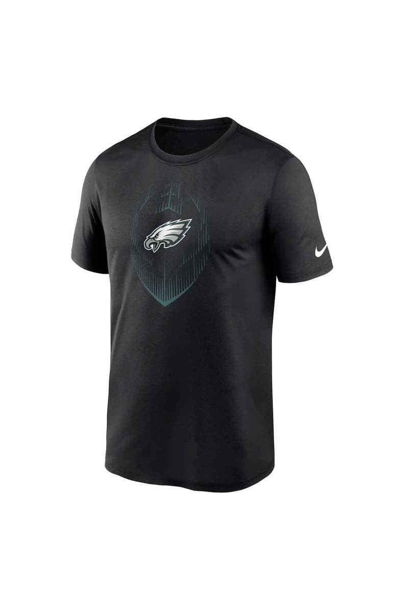 Nike Men's Nike Black Philadelphia Eagles Primetime Legend Icon Performance T-Shirt, Alternate, color, 