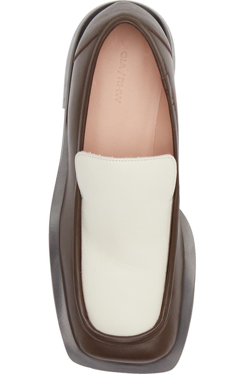 GIA BORGHINI Rosie Two-Tone Square Toe Loafer, Alternate, color,