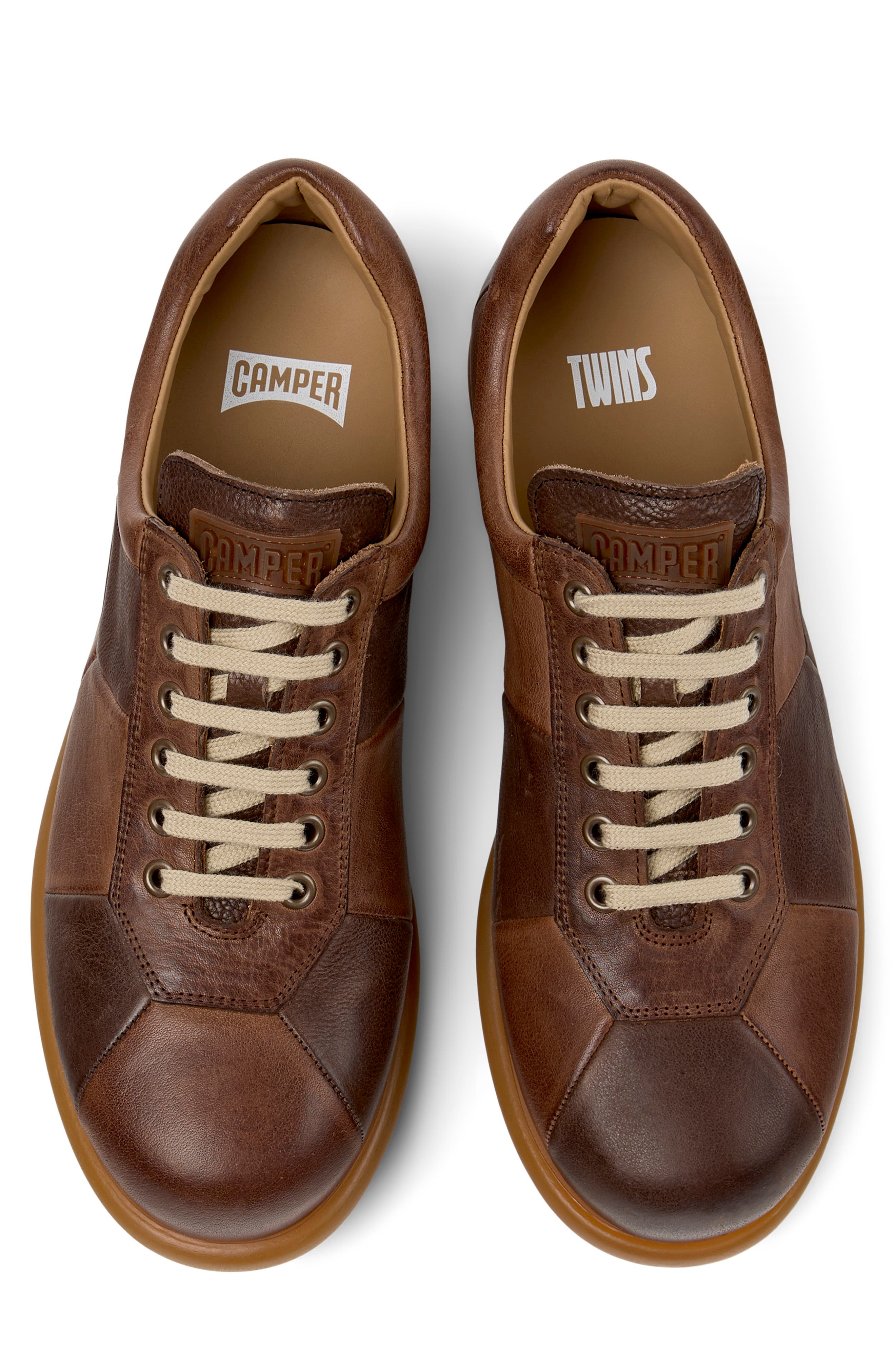 Camper Pelotas Ariel Sneaker, Alternate, color, Brown