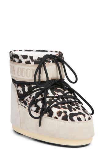 Moon Boot® Icon Low Water Repellent Leopard Print Boot