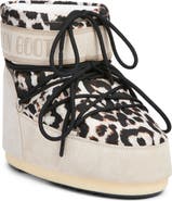 Moon Boot® Icon Low Water Repellent Leopard Print Boot