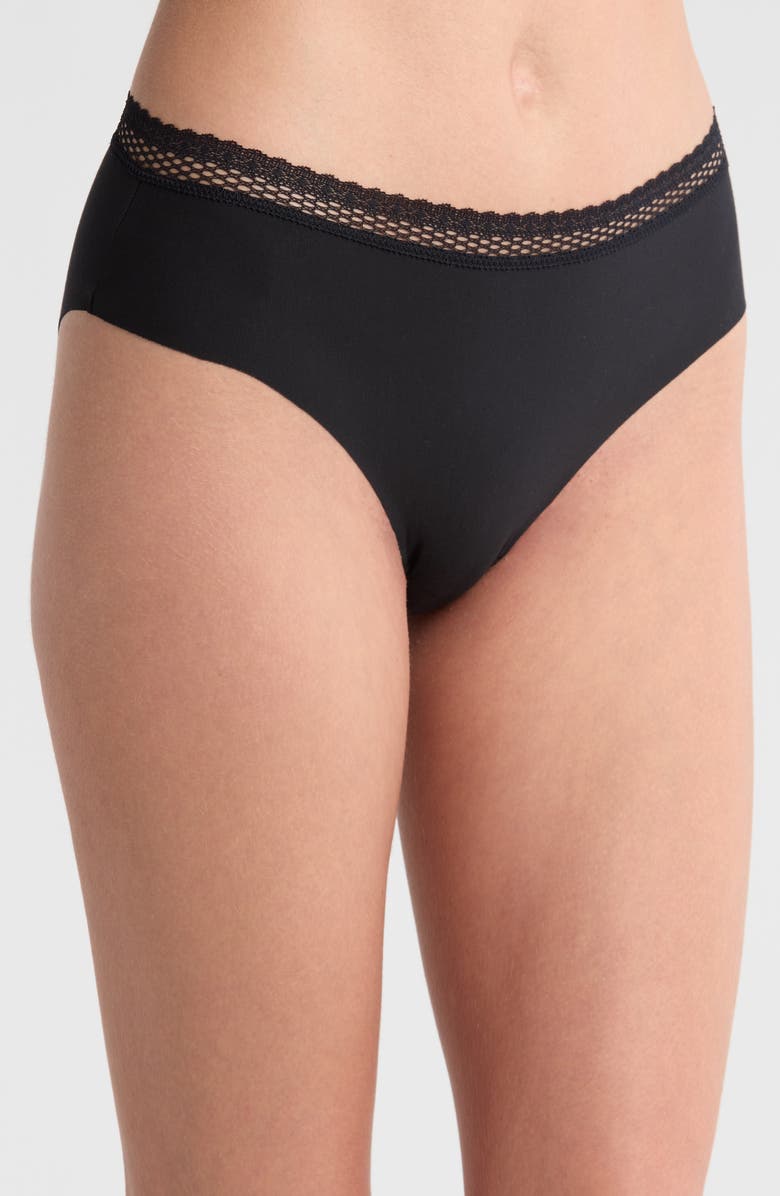 Chantelle Lingerie Cozy Chic Bikini, Alternate, color, Black