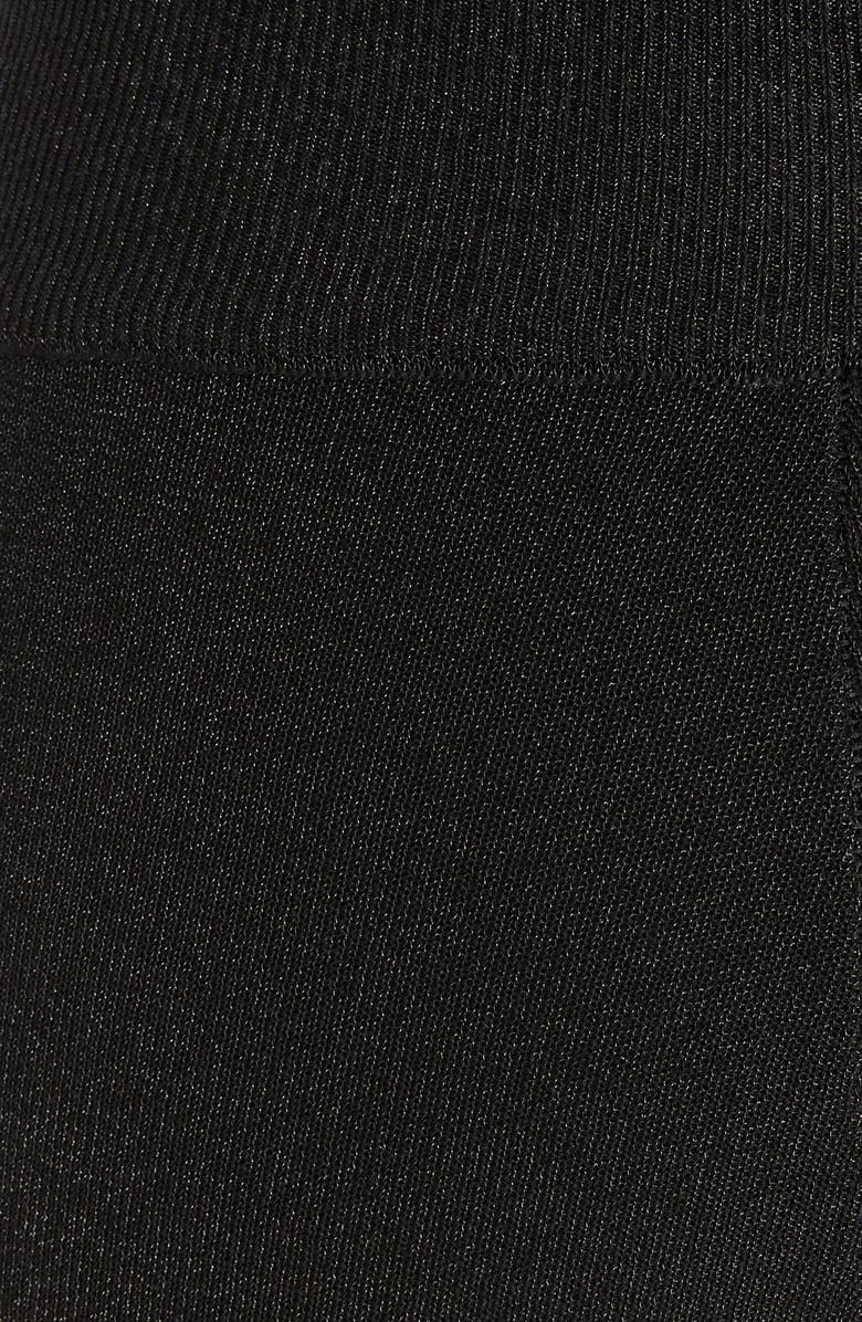 Alaïa High Waist Zip Hem Wool Blend Leggings, Alternate, color, 