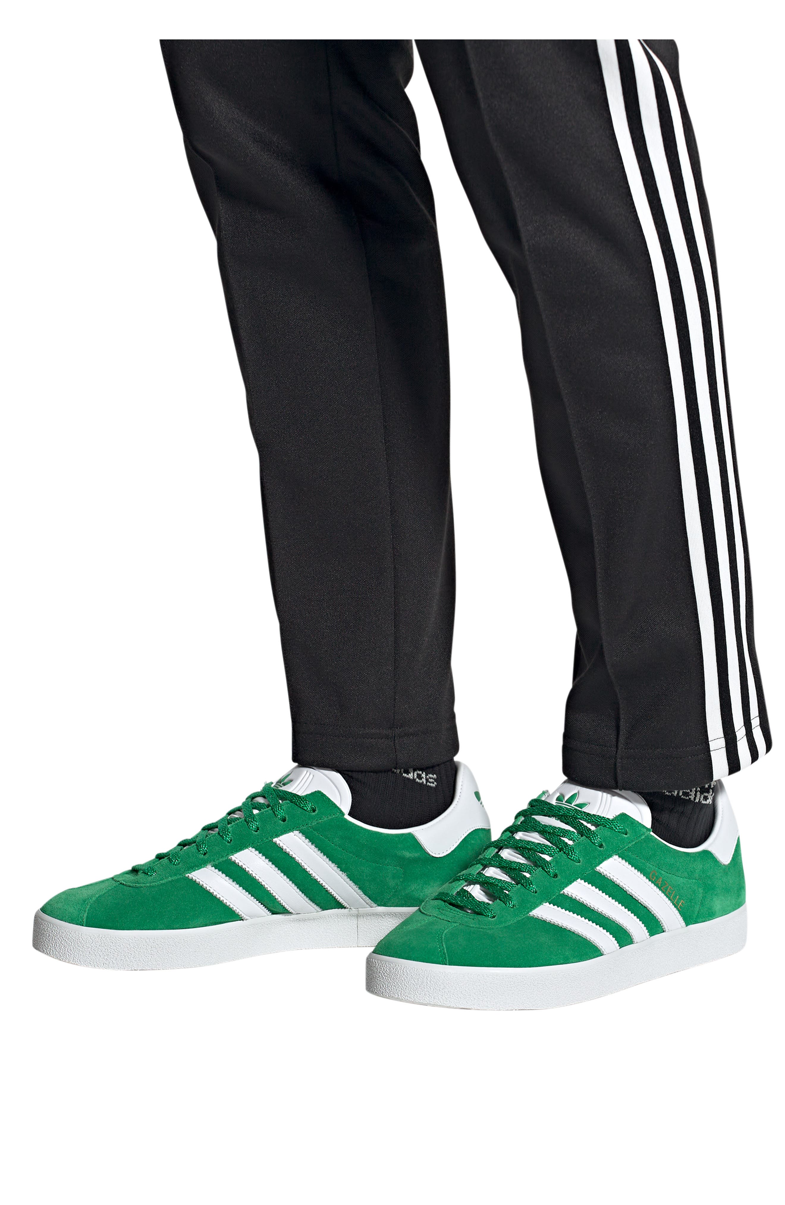 Gazelle 85 Sneaker, Alternate, color, GREEN/ FTWR WHITE/ GOLD MET.