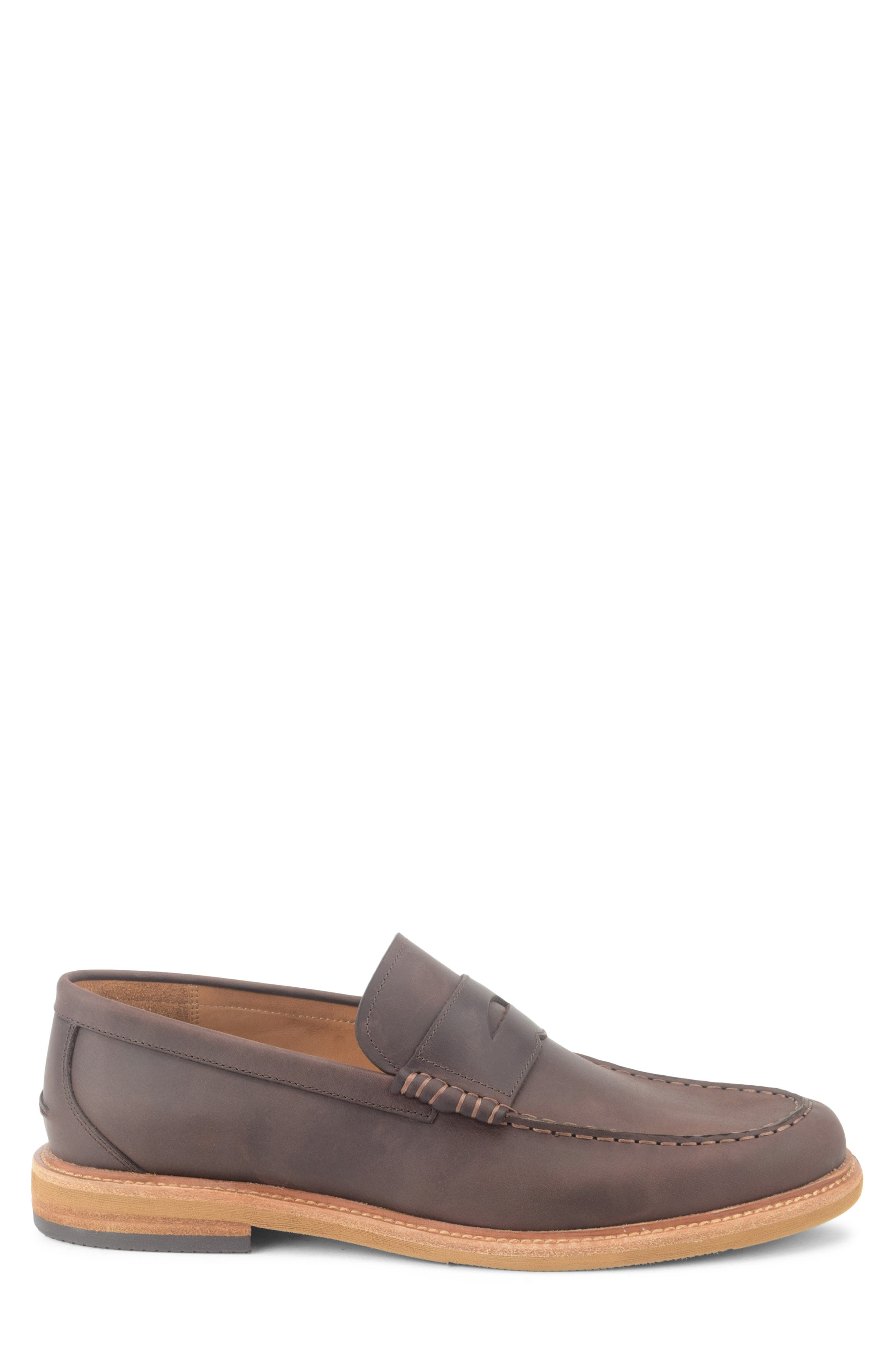 Dillinger II Penny Loafer, Alternate, color, DARK BROWN