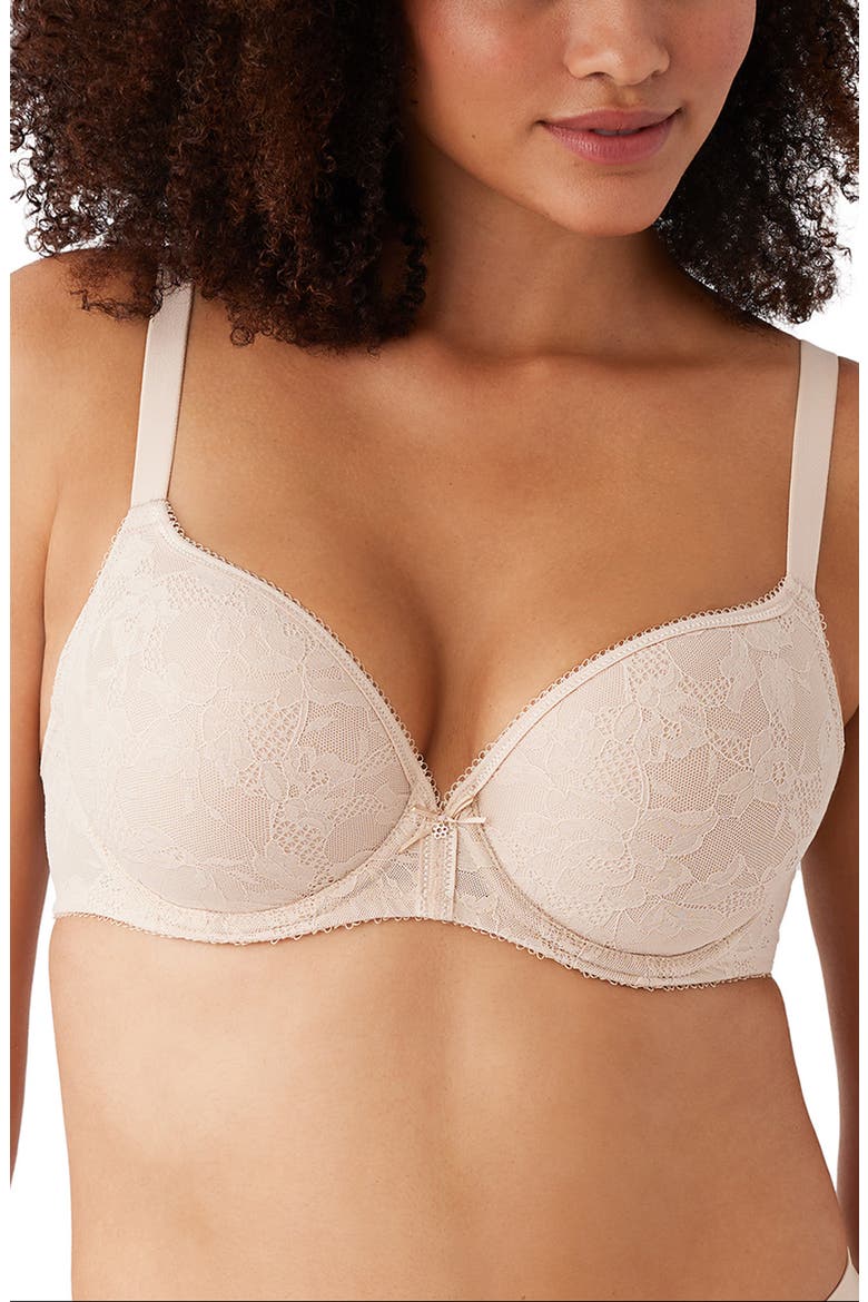 Finesse Molded Underwire T-Shirt Bra, Main, color, NATURAL NU