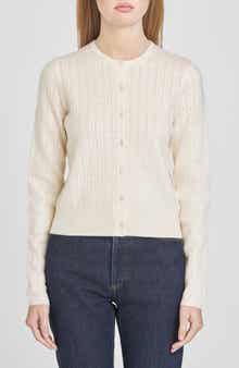 WAYF Sandy Pointelle Cardigan