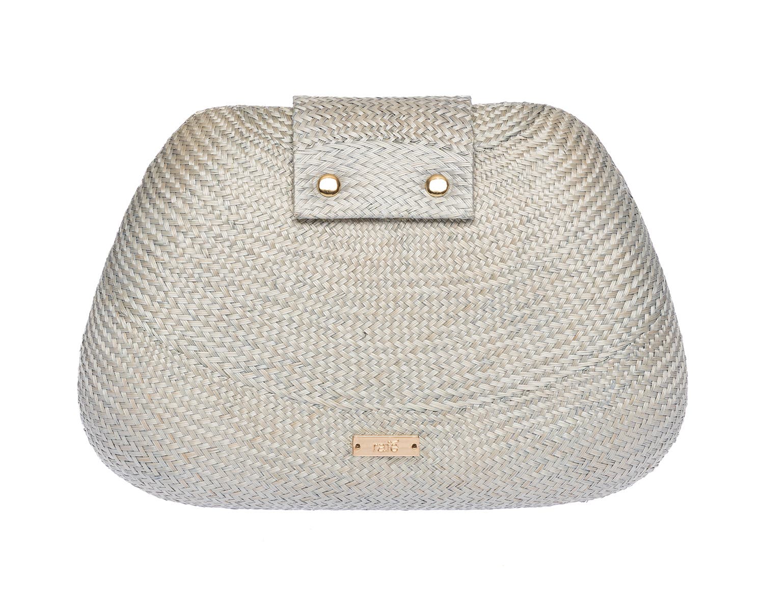 Rafe New York Tamu Bean Clutch, Alternate, color, Light Grey