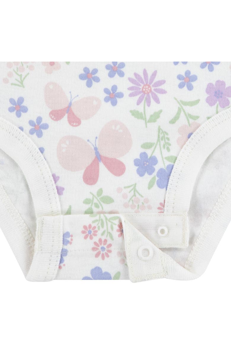 Huggies Assorted 3-Pack Organic Cotton Bodysuits, Alternate, color, 