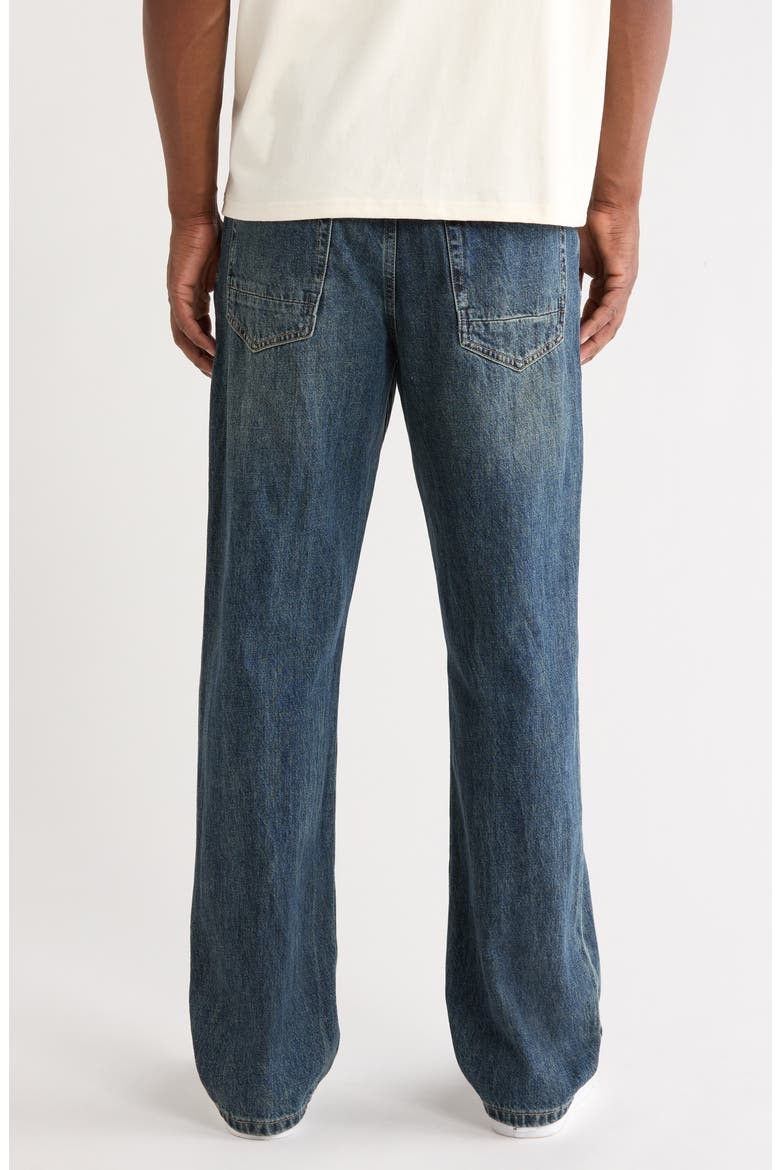 Jair Relaxed Straight Leg Jeans, Alternate, color, DARK INDIGO