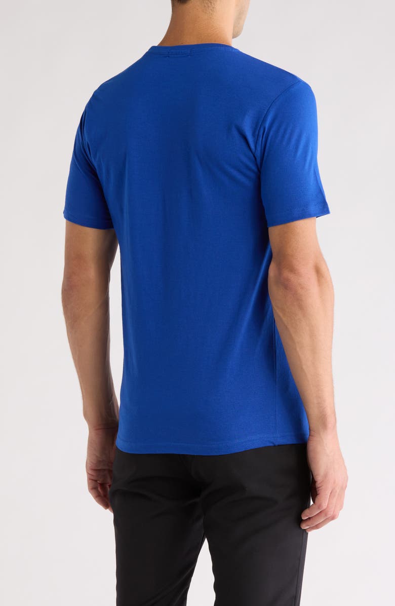 Cavalli Class Short Sleeve Graphic Print T-Shirt, Alternate, color, Blue