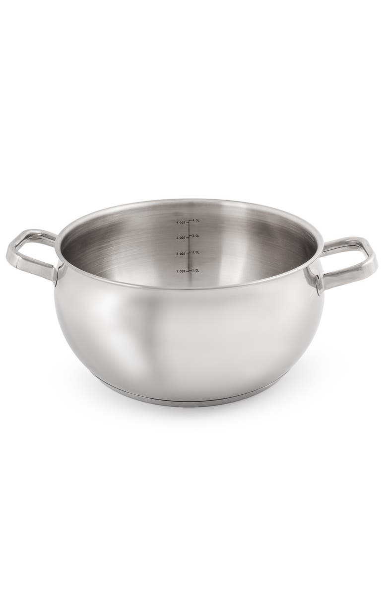 BergHOFF Stainless Steel 5.5 Qt. Stock Pot, Alternate, color, 