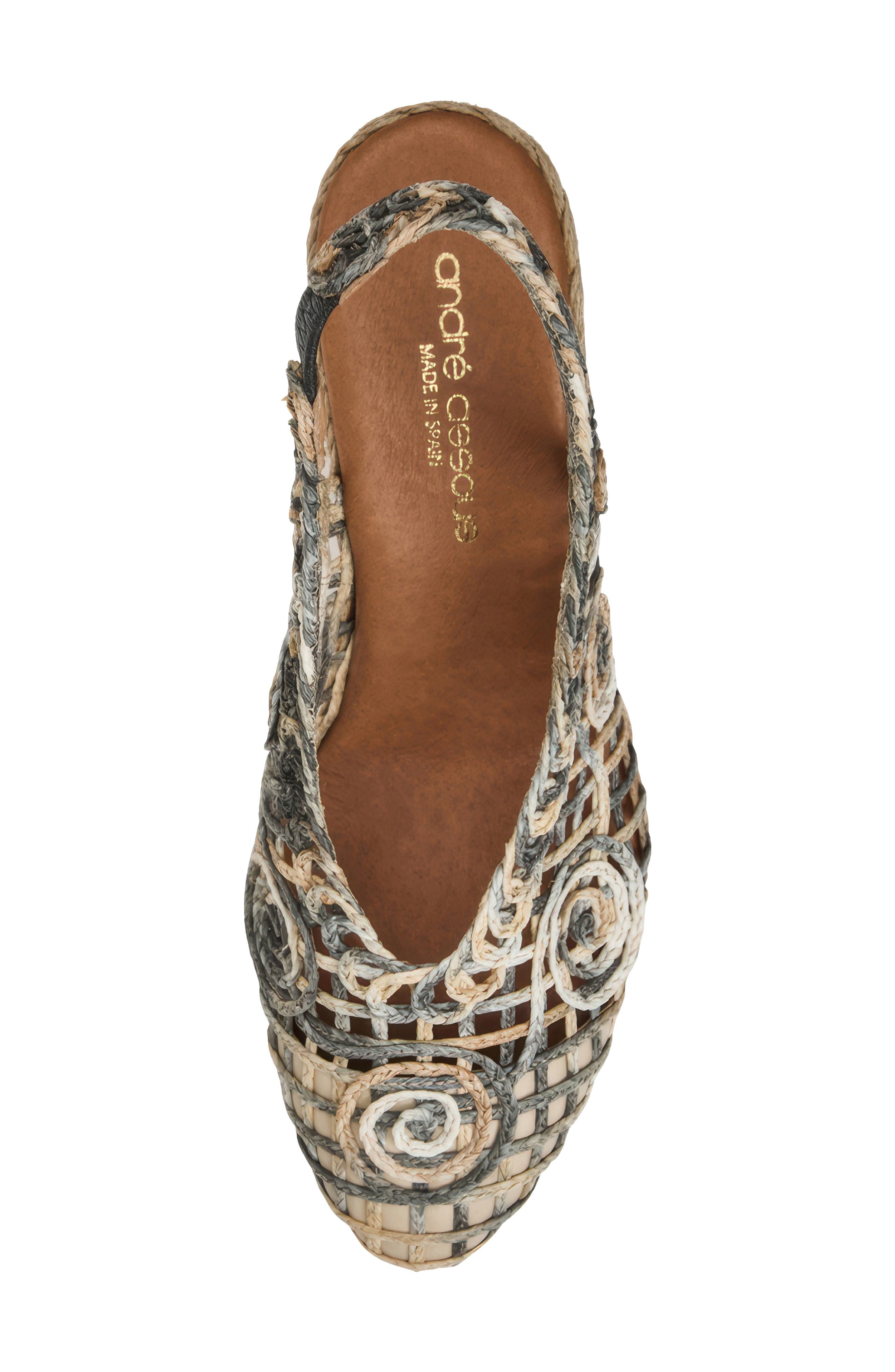 André Assous Pamala Slingback Wedge Pump, Alternate, color, 