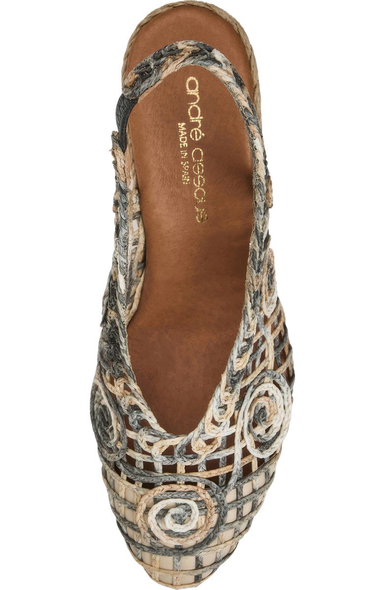 André Assous Pamala Slingback Wedge Pump, Alternate, color,