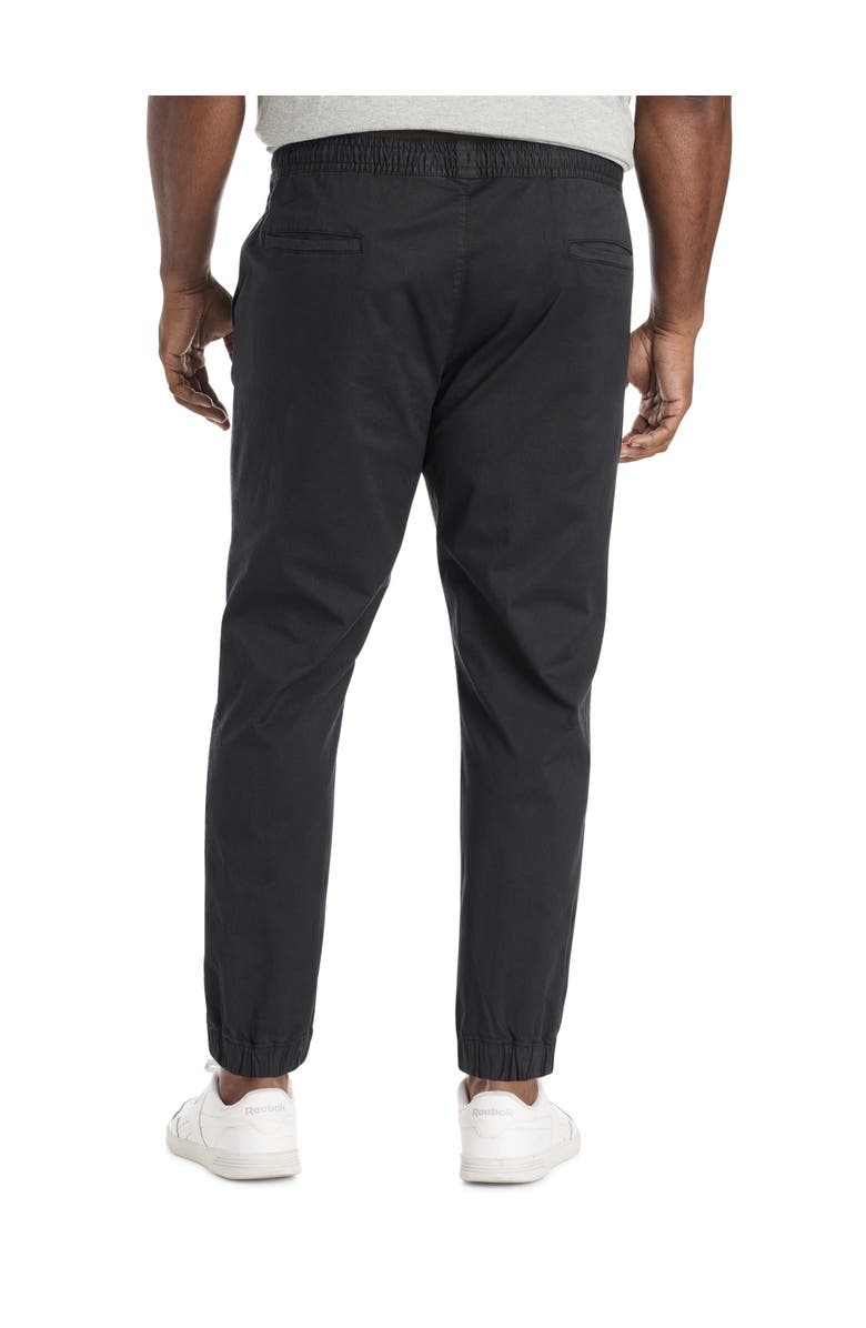 True Nation by DXL Big & Tall All-Day Slim Fit Joggers, Alternate, color, Jet Black