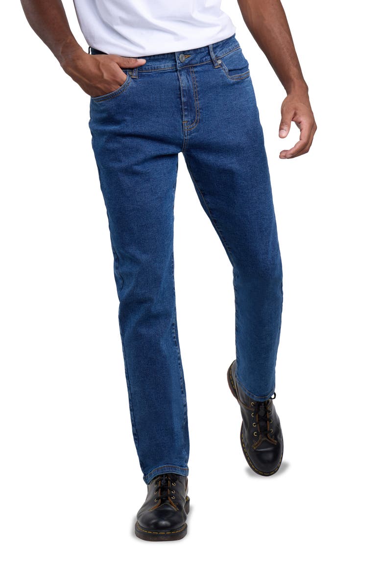 Super Soft Slim Fit Jeans, Alternate, color, MEDIUM BLUE
