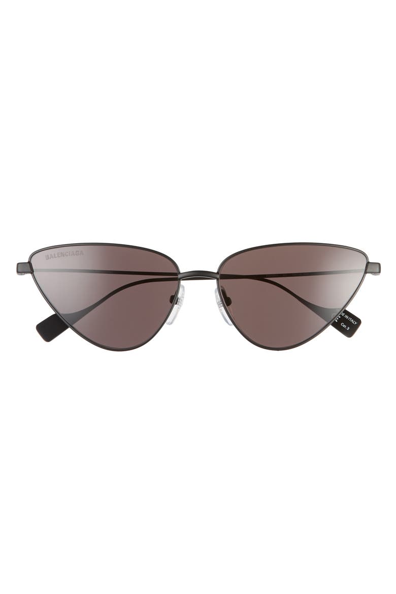 59mm Cat Eye Sunglasses, Alternate, color, BLACK/ GREY