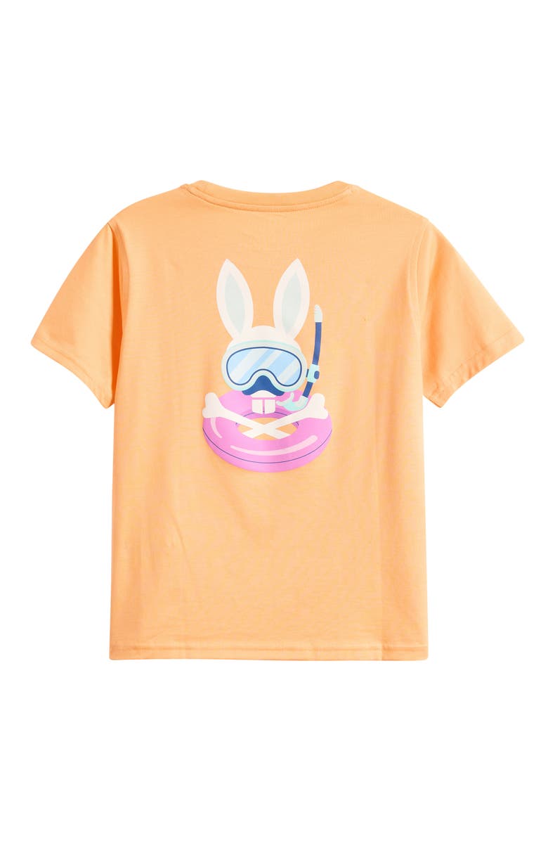 Psycho Bunny Kids' Ray Cotton Graphic T-Shirt, Alternate, color, Mock Orange