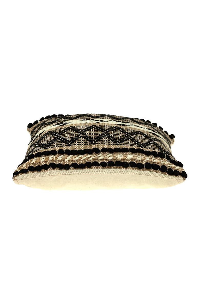Ezra Transitional Beige Throw Pillow, Alternate, color, BEIGE