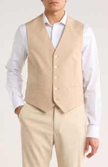 Tommy Hilfiger Stretch Cotton Tuxedo Vest