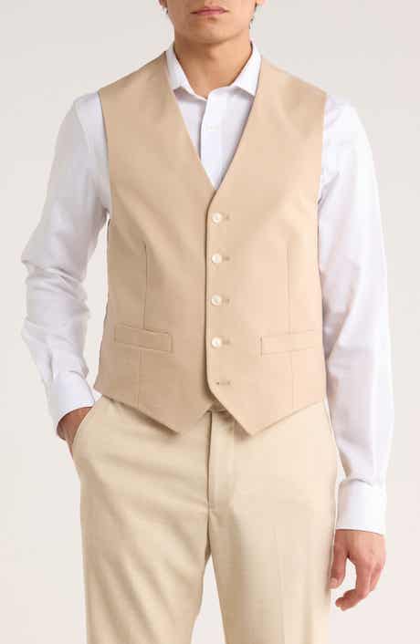 Tommy Hilfiger Stretch Cotton Tuxedo Vest