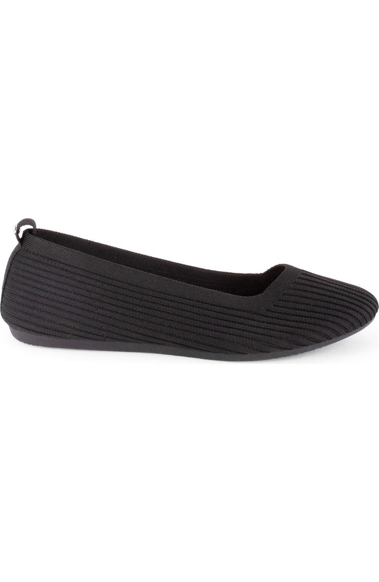 Tahari Vilamoura Knit Ballet Flat, Alternate, color, Black