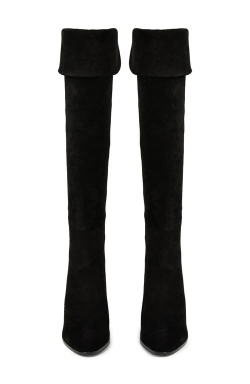 Paige Chiara Over The Knee Boot In Animal Print
