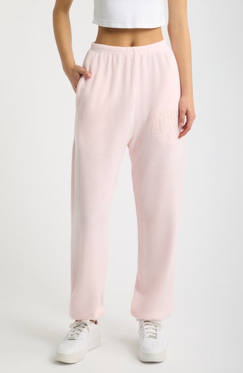 Kimmy Waffle Knit Jogger Sweatpants