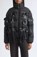 Sandy Liang Visby Puffer Jacket with Bows